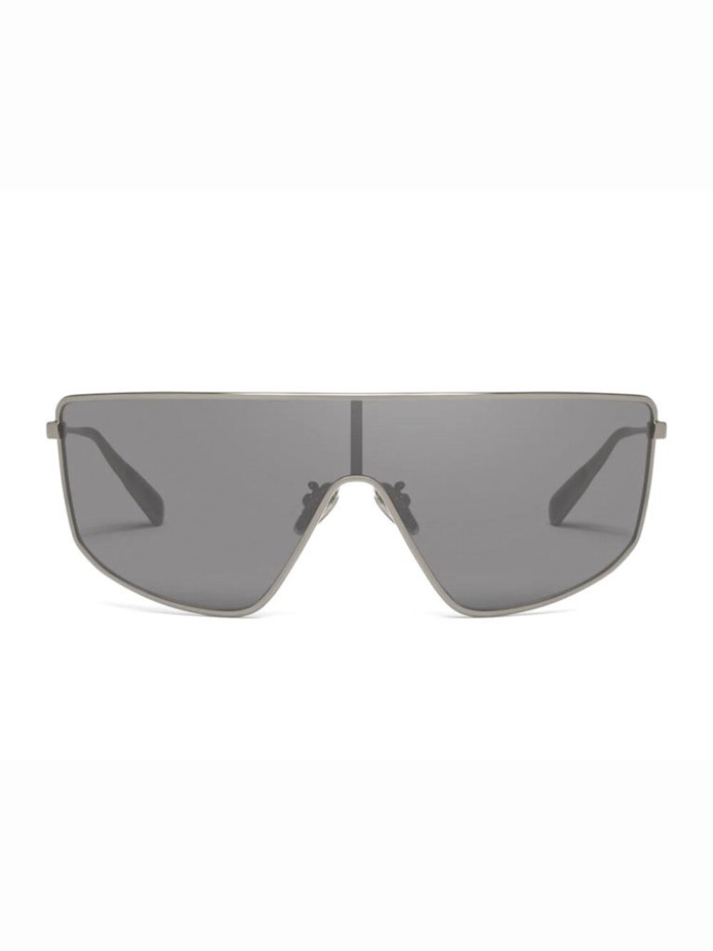 QUAY ENTOURAGE NO-NS-2438-GNMTL-SMK Women's Shield Gunmetal/Smoke Sunglasses